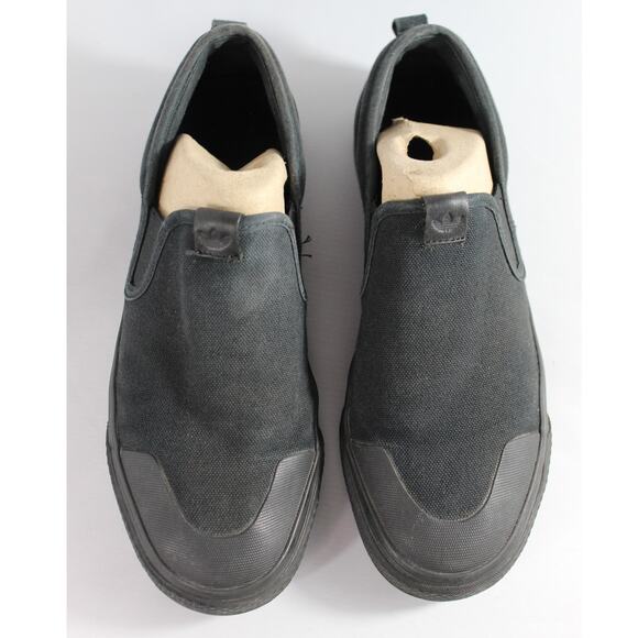 Adidas Originals Men's Nizza Slip on sneakers black size 9 - Picture 3 of 10